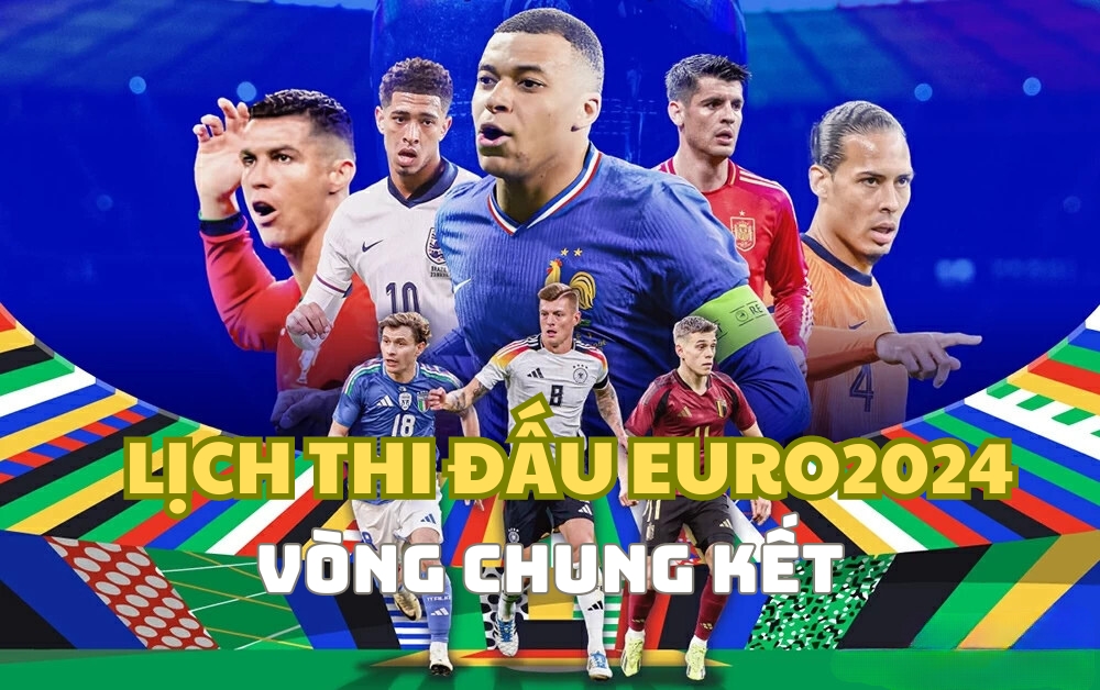 Lịch thi đấu Euro 2024 vòng chung kết